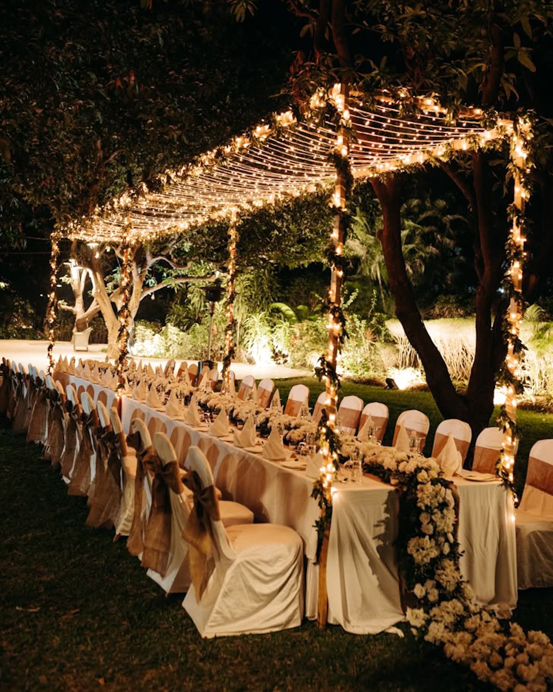 Mehendi wedding setup