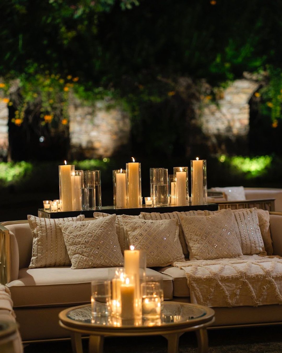Wedding stage backdrop